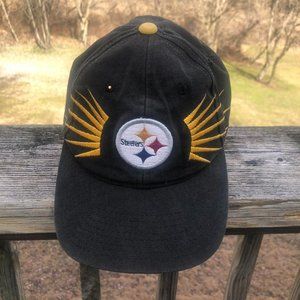 Vintage 90's Starter Embroidered PITTSBURGH STEELERS strap back Cap
